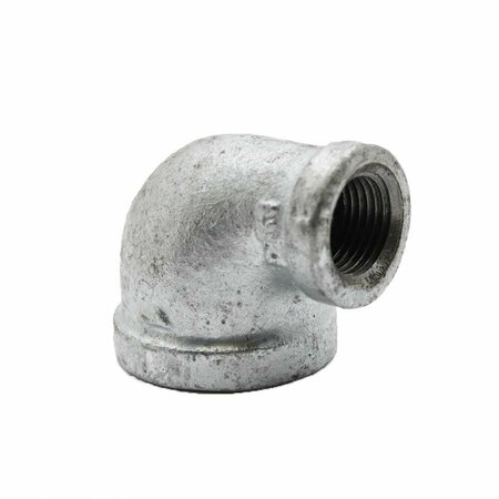 THRIFCO PLUMBING 1-1/2 Inch x 1/2 Inch Galvanized Steel 90 Degrees Reducer Elbow 5217021
